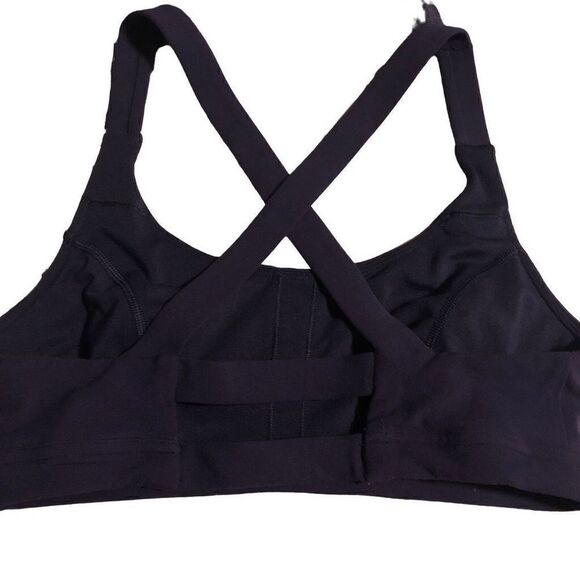 Lululemon Tank Womens 6 Twist & Reach Tank Dark Purple Built In Bra Criss Cross - Picture 5 of 8